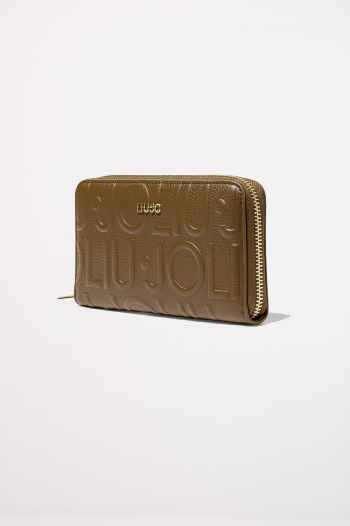 LIU-JO ECS XL ZIP AROUND en color MARRON  (2)