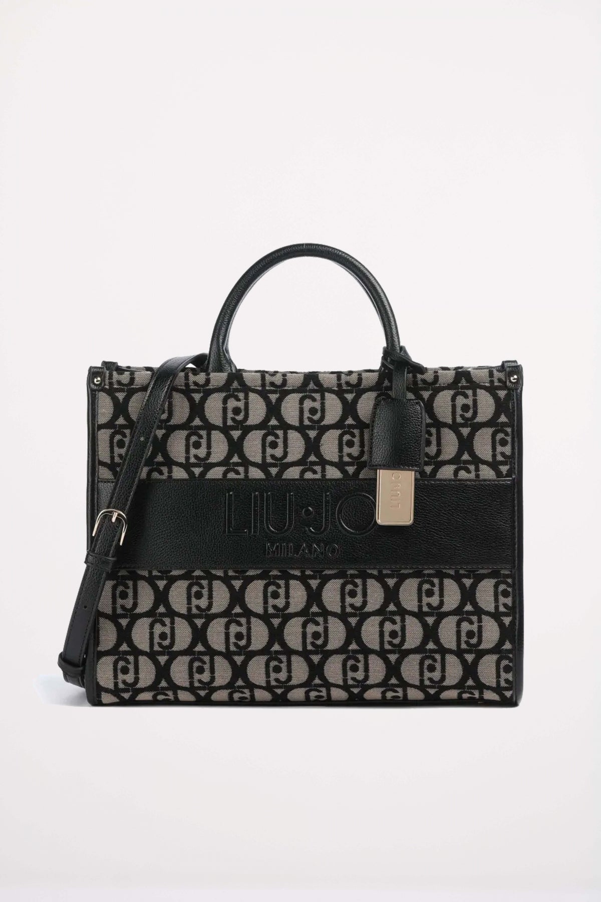 LIU-JO AF T M TOTE en color NEGRO  (1)