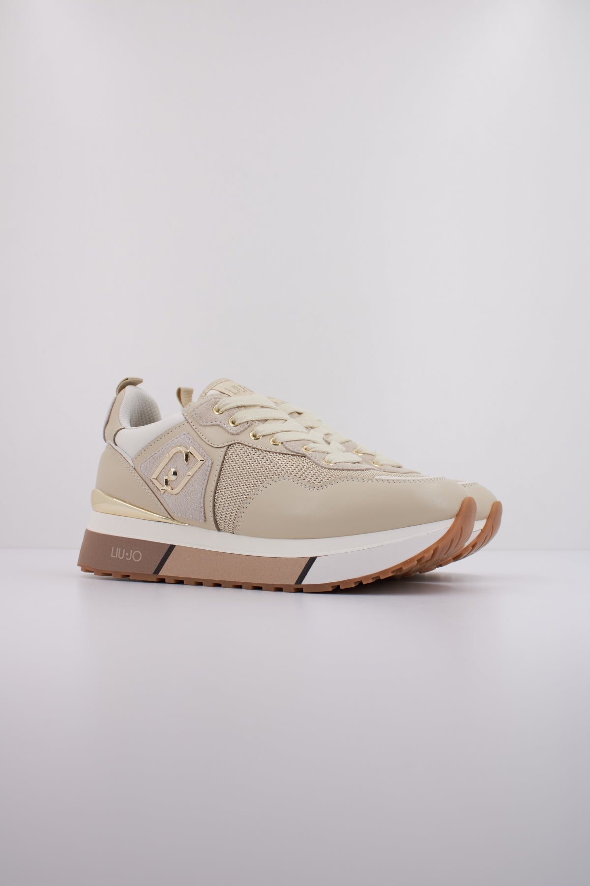 LIU-JO MAXI WONDER  en color BEIS  (2)