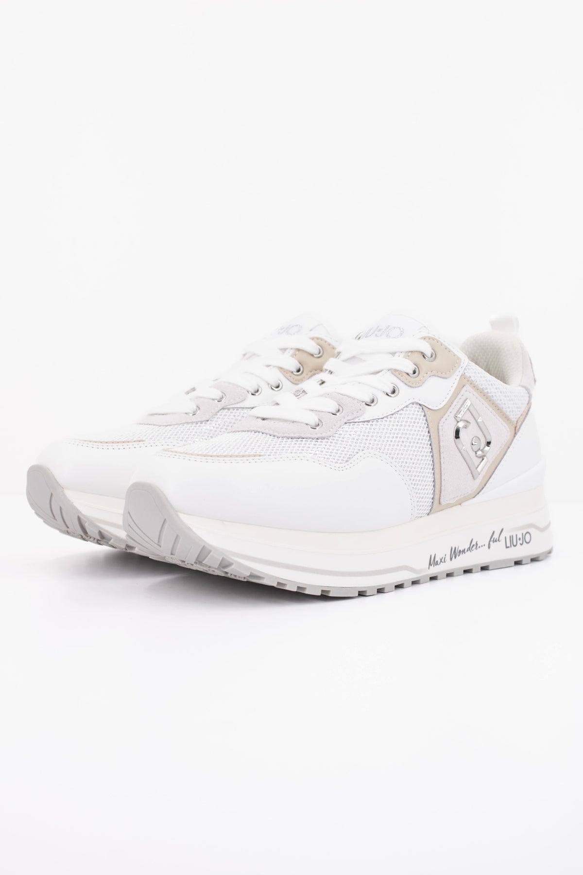 LIU-JO MAXI WONDER  en color BLANCO  (2)