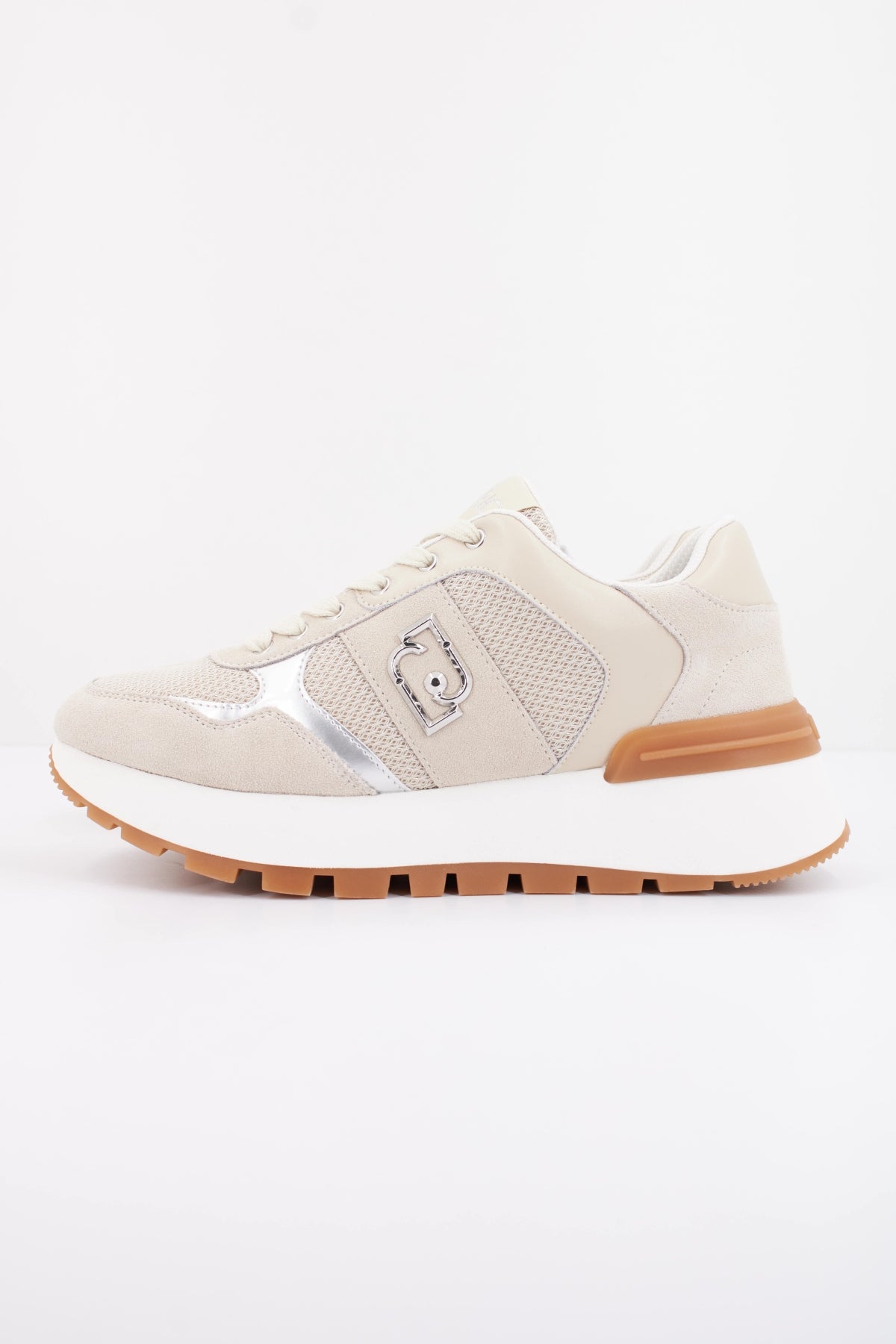 LIU-JO AMAZING  BIS SNEAKER en color BEIS  (1)