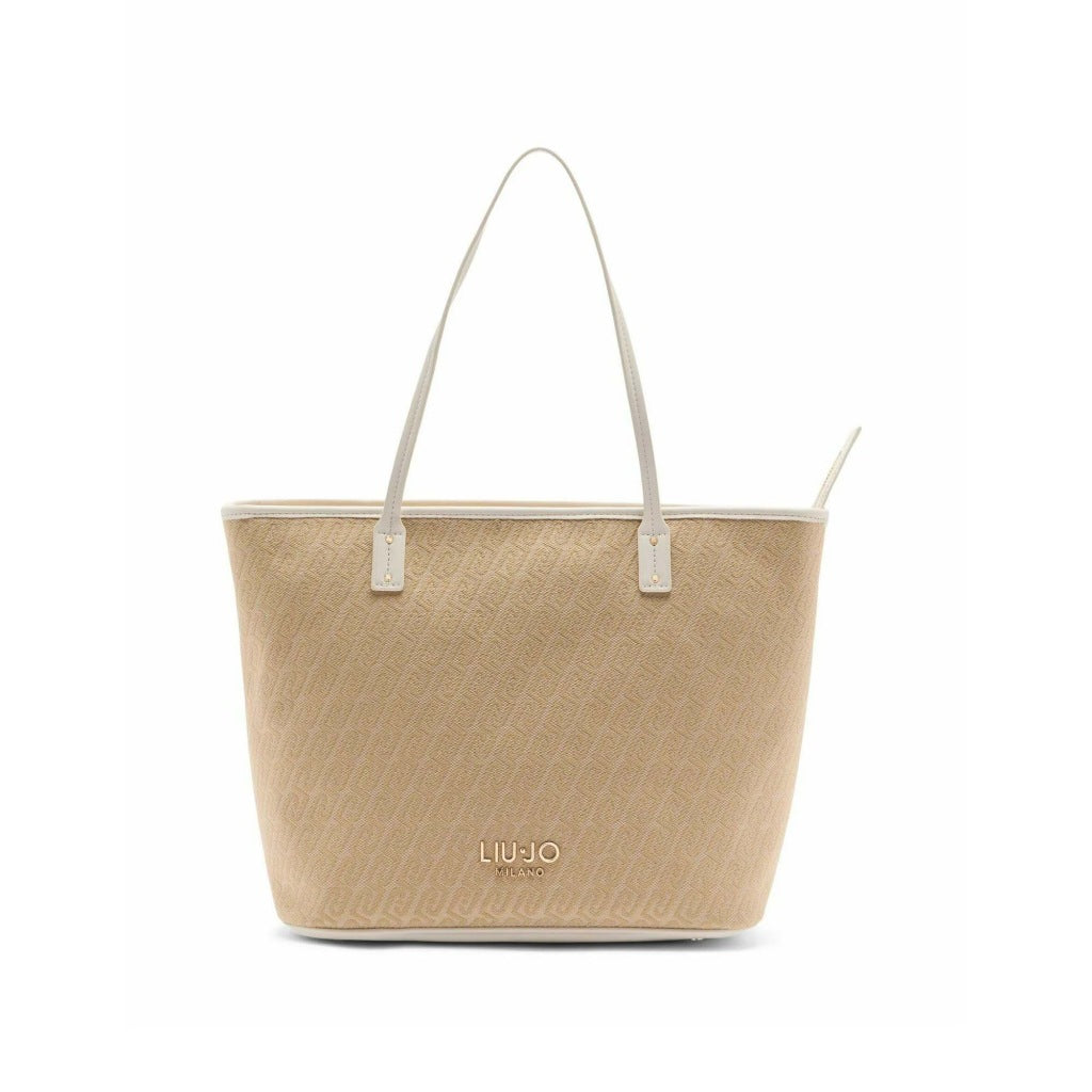 LIU-JO TA M TOTE en color BEIS  (4)