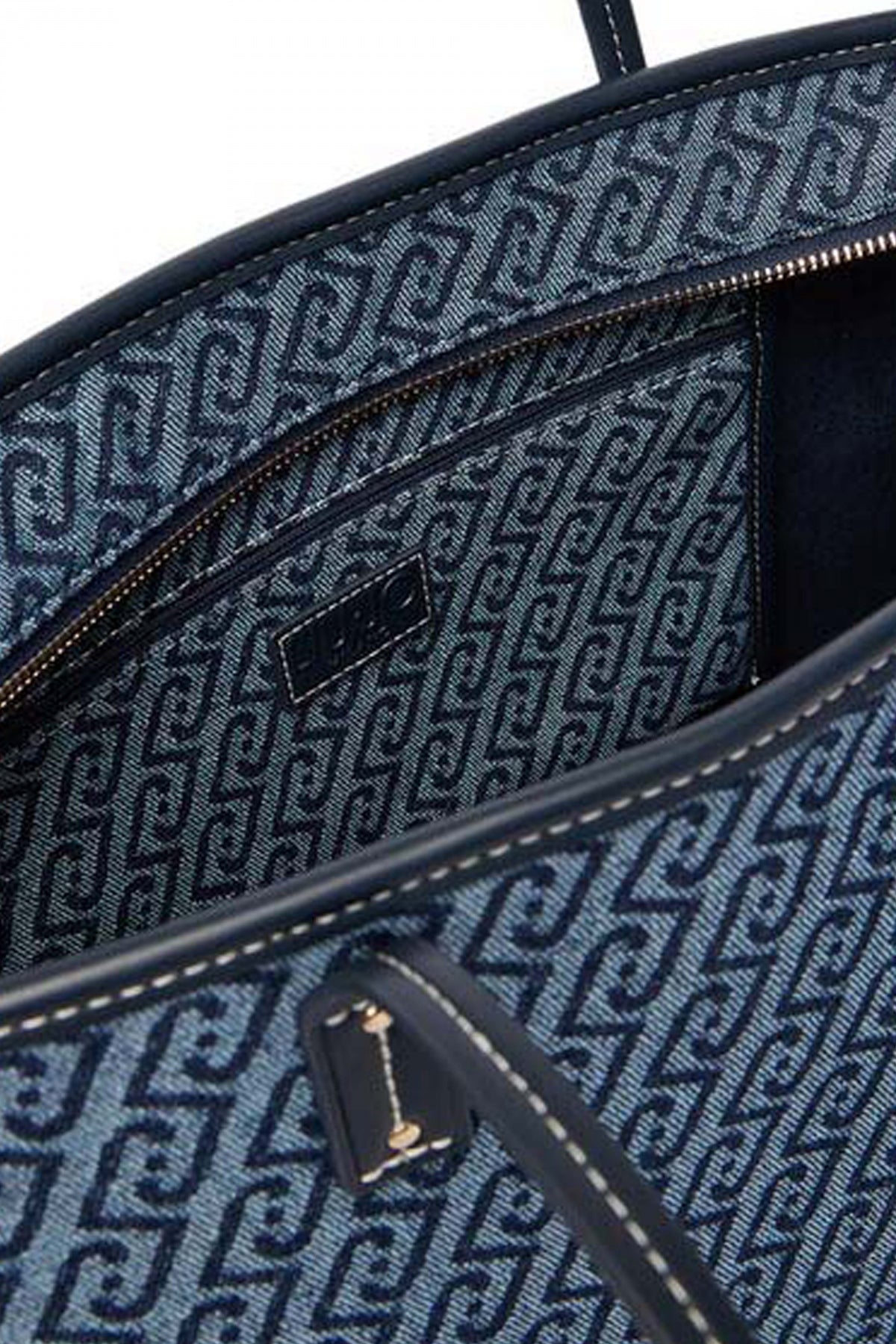 LIU-JO TA M TOTE  en color AZUL  (4)