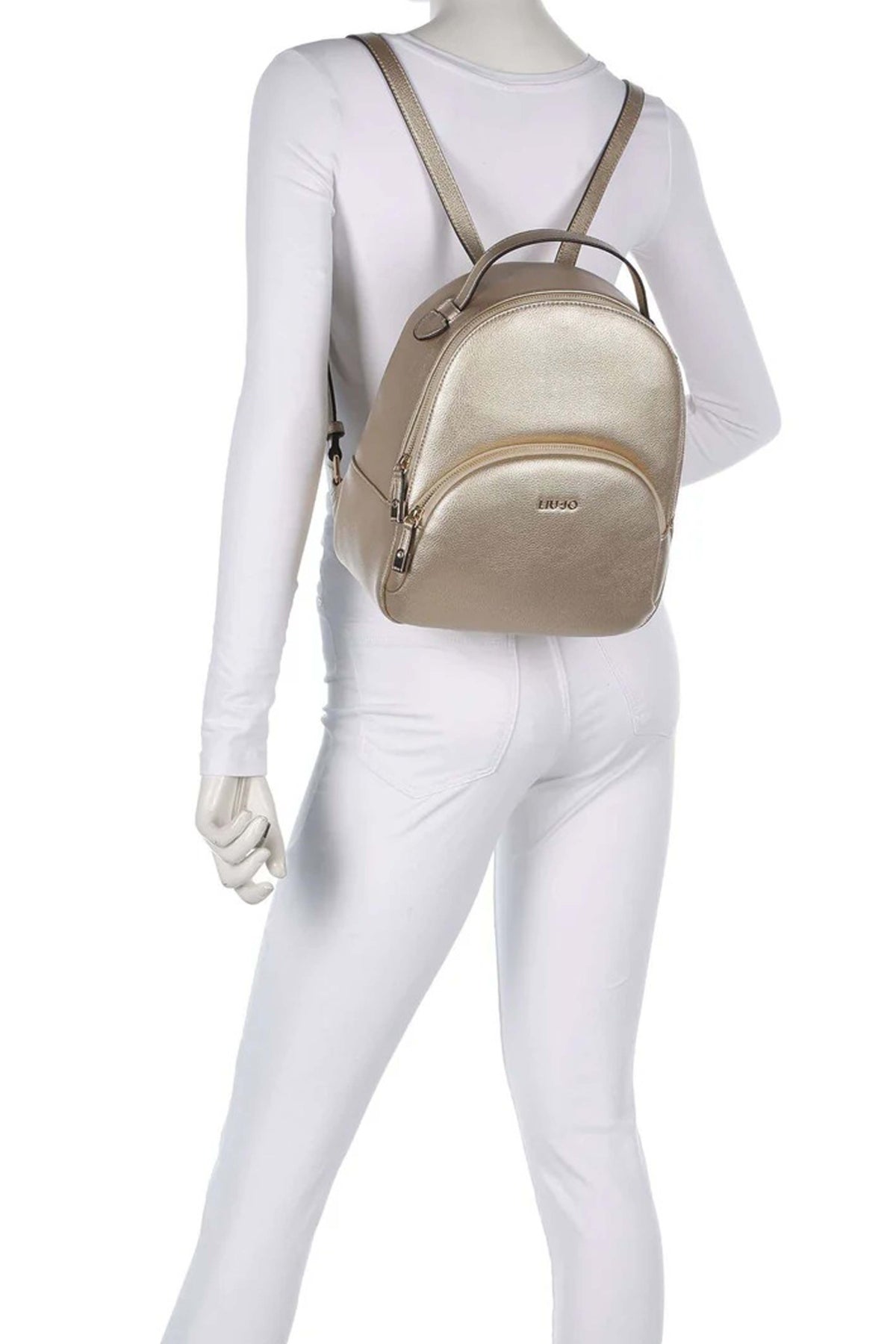 LIU-JO ECS M BACKPACK en color ORO  (3)