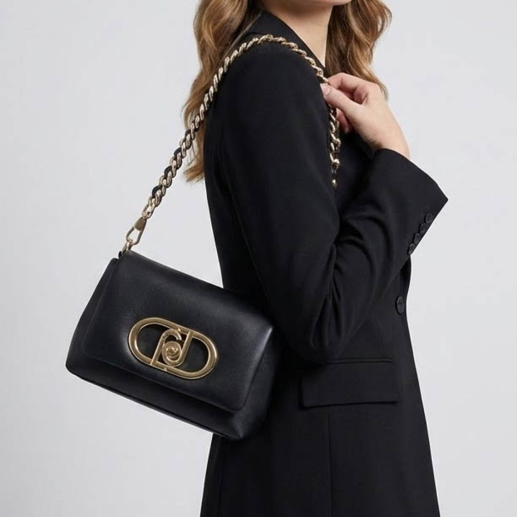 LIU-JO  S CROSSBODY  en color NEGRO  (6)