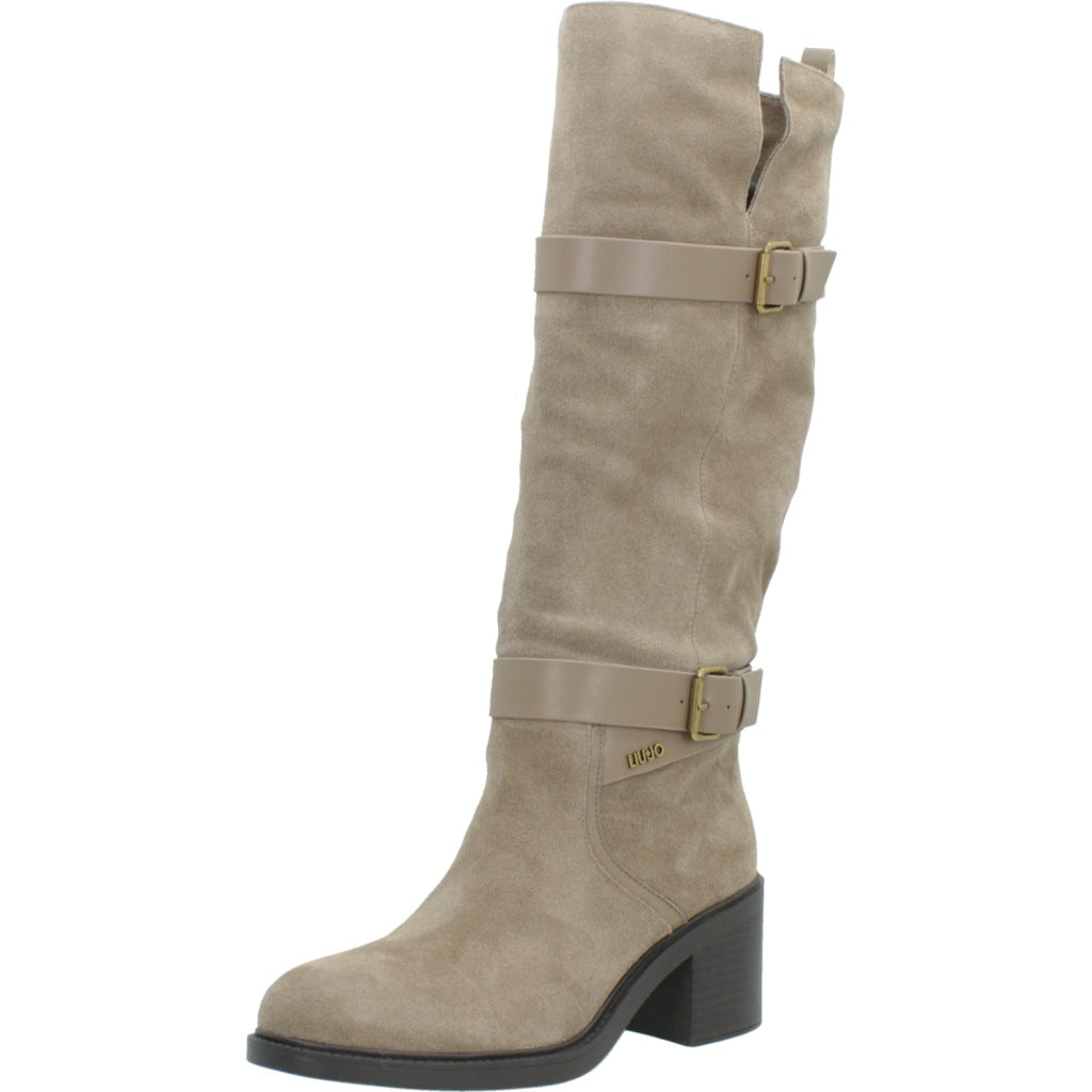 LIU-JO SF PX BOTA COLBY  en color MARRON CLARO  (1)