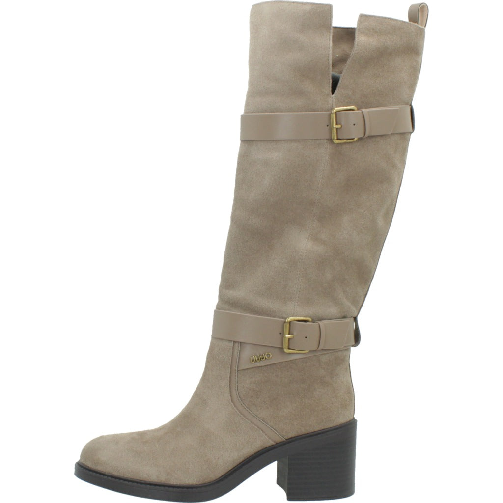 LIU-JO SF PX BOTA COLBY  en color MARRON CLARO  (2)