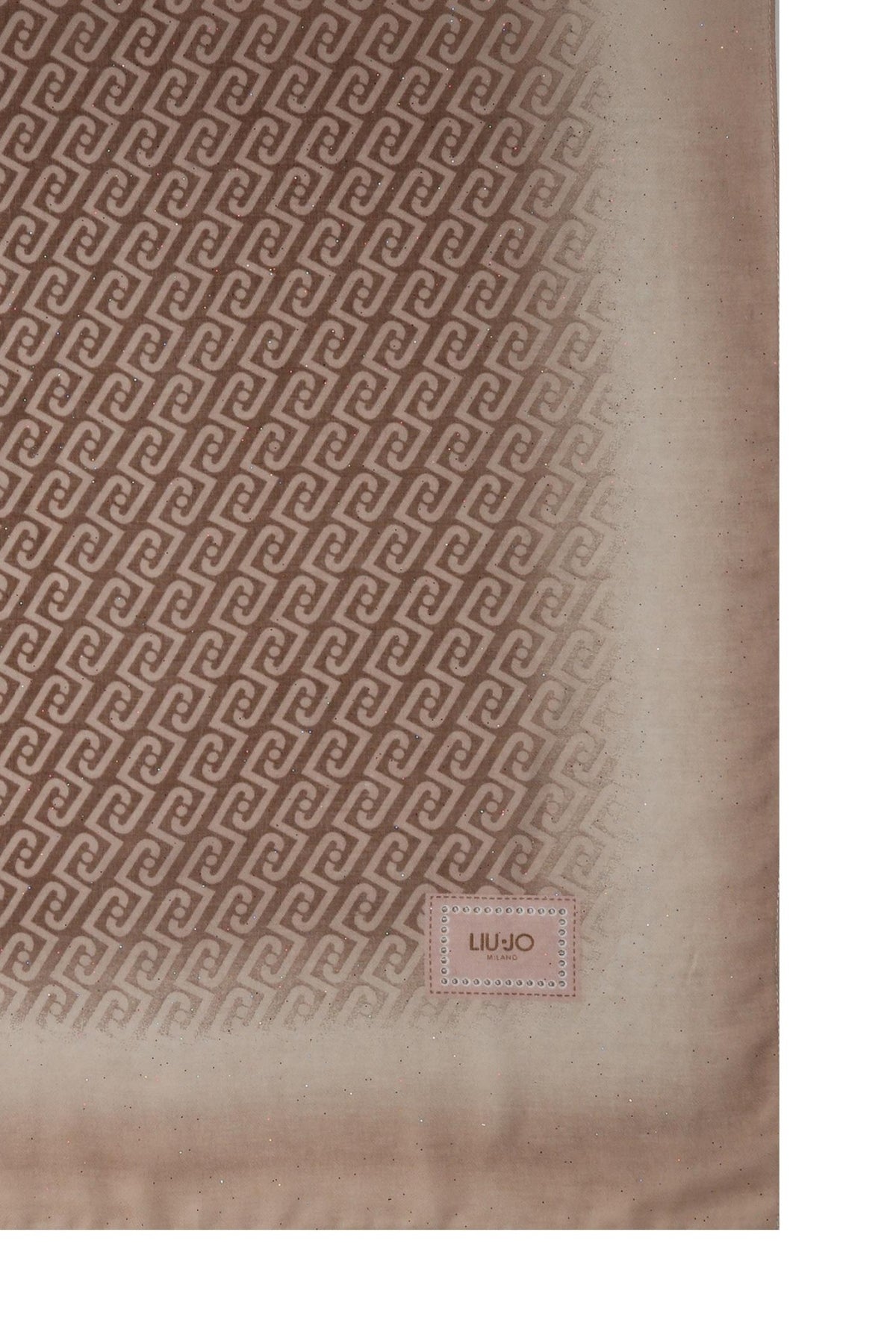 LIU-JO F T STOLA ALLOVER SHADED en color MARRON  (3)