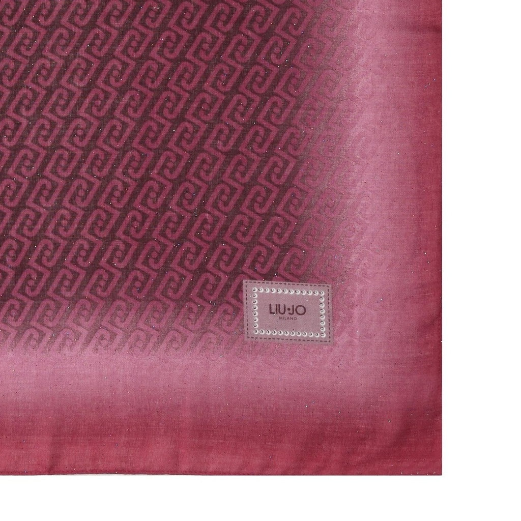 LIU-JO F T STOLA ALLOVER SHADED en color ROSA  (4)