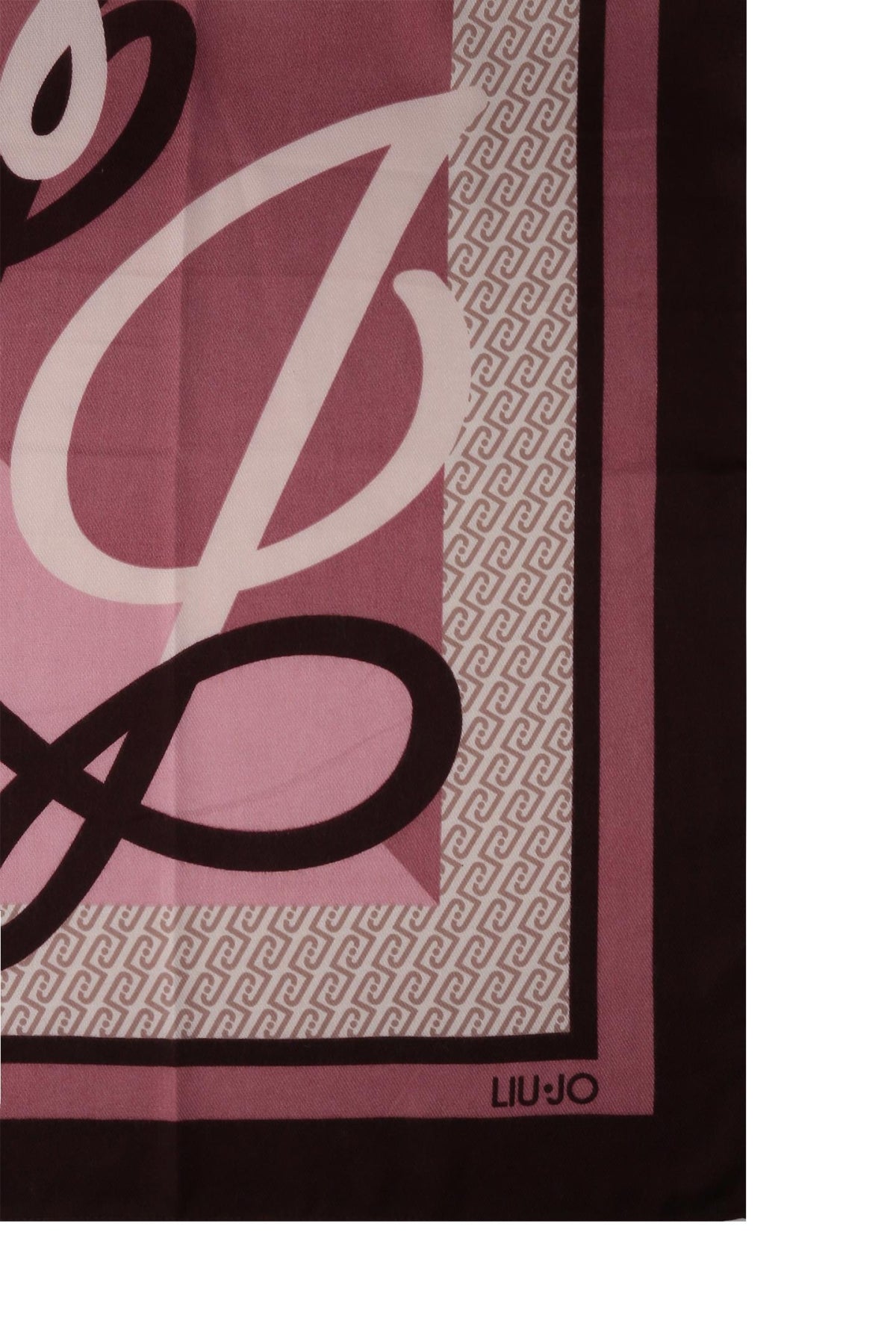 LIU-JO F T FOULARD PORTALOGO en color ROSA  (2)