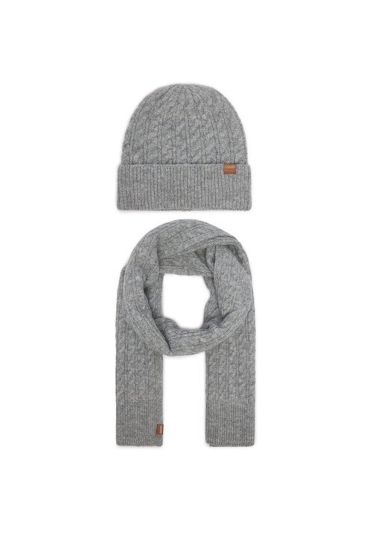 LIU-JO F MAS SET SCIARPA BEANIE en color   (1)