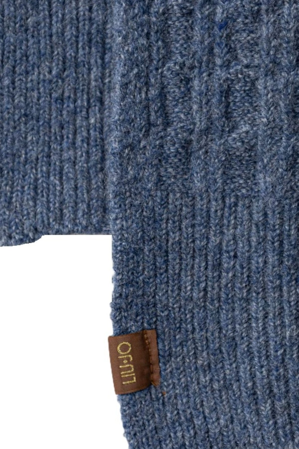 LIU-JO F MAS SET SCIARPA BEANIE en color AZUL  (4)
