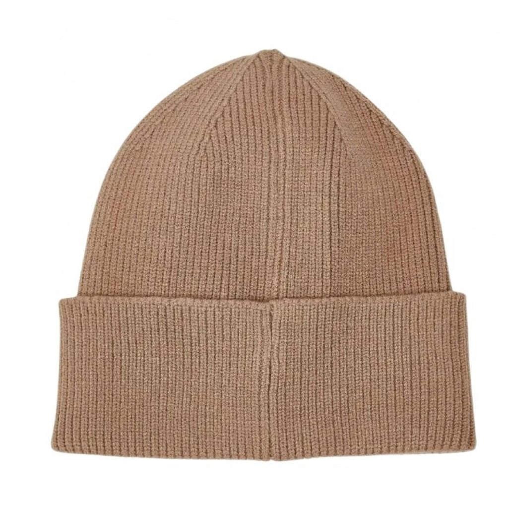 LIU-JO F MAS BEANIE CON LOGO STRASS en color MARRON  (5)
