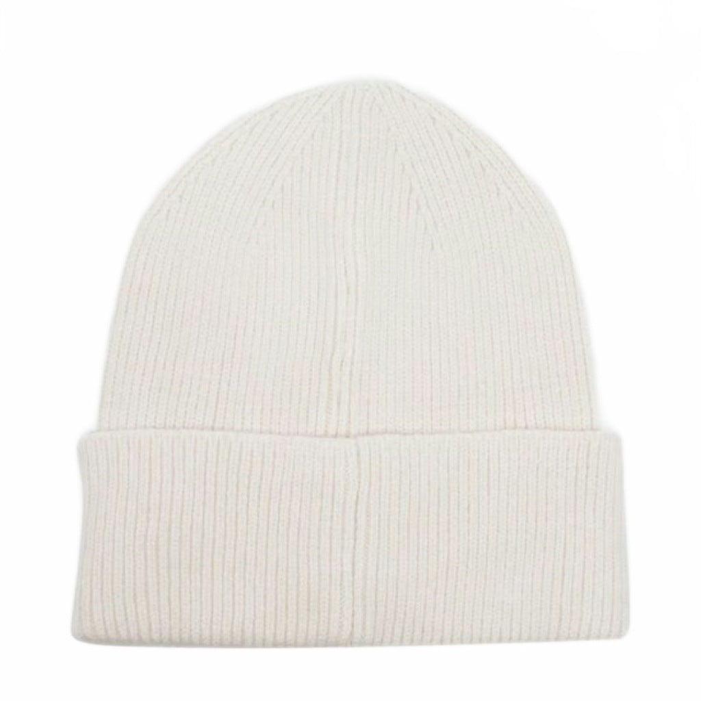LIU-JO F MAS BEANIE CON LOGO STRASS en color BLANCO  (4)