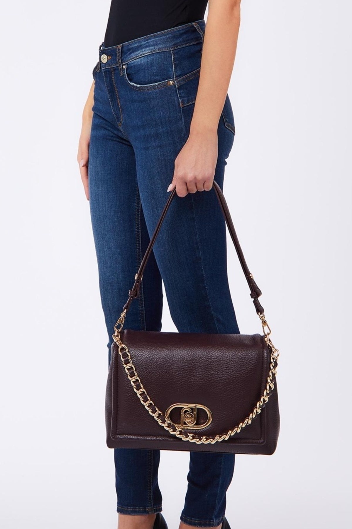 LIU-JO AF E CROSSBODY en color MARRON  (1)