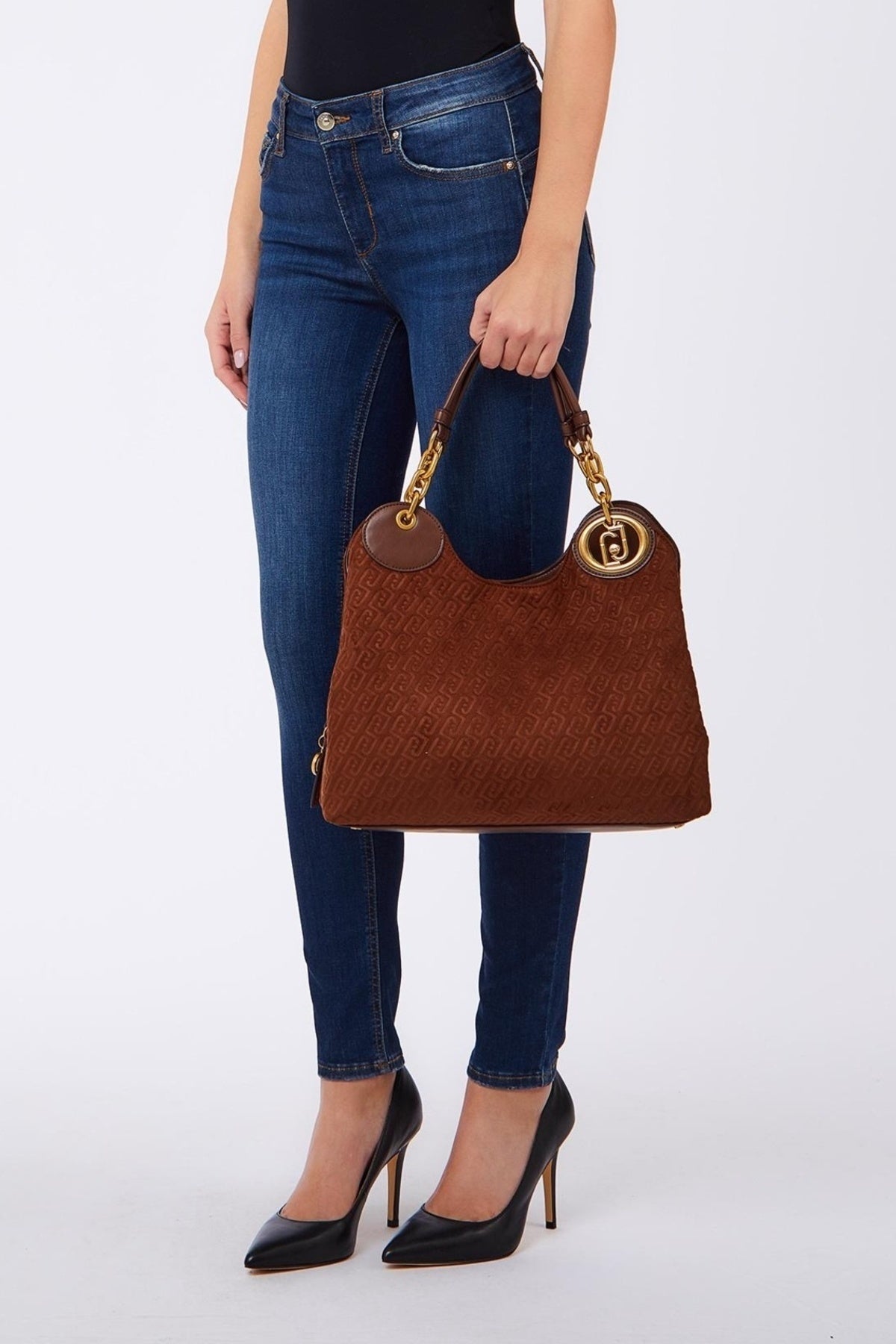 LIU-JO AF TA SATCHEL en color MARRON  (1)