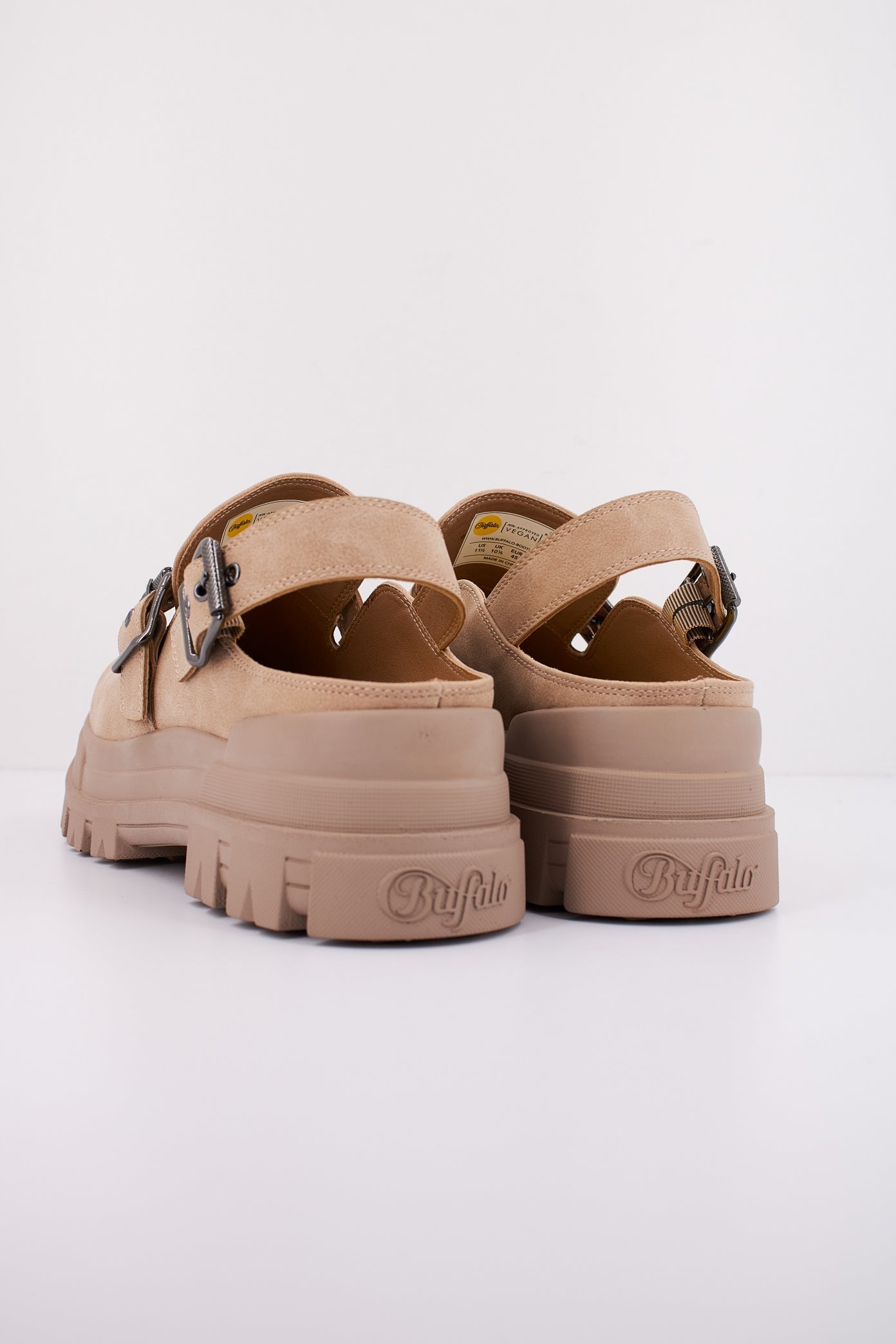 BUFFALO ASPHA CLOG SND BS en color BEIS  (4)
