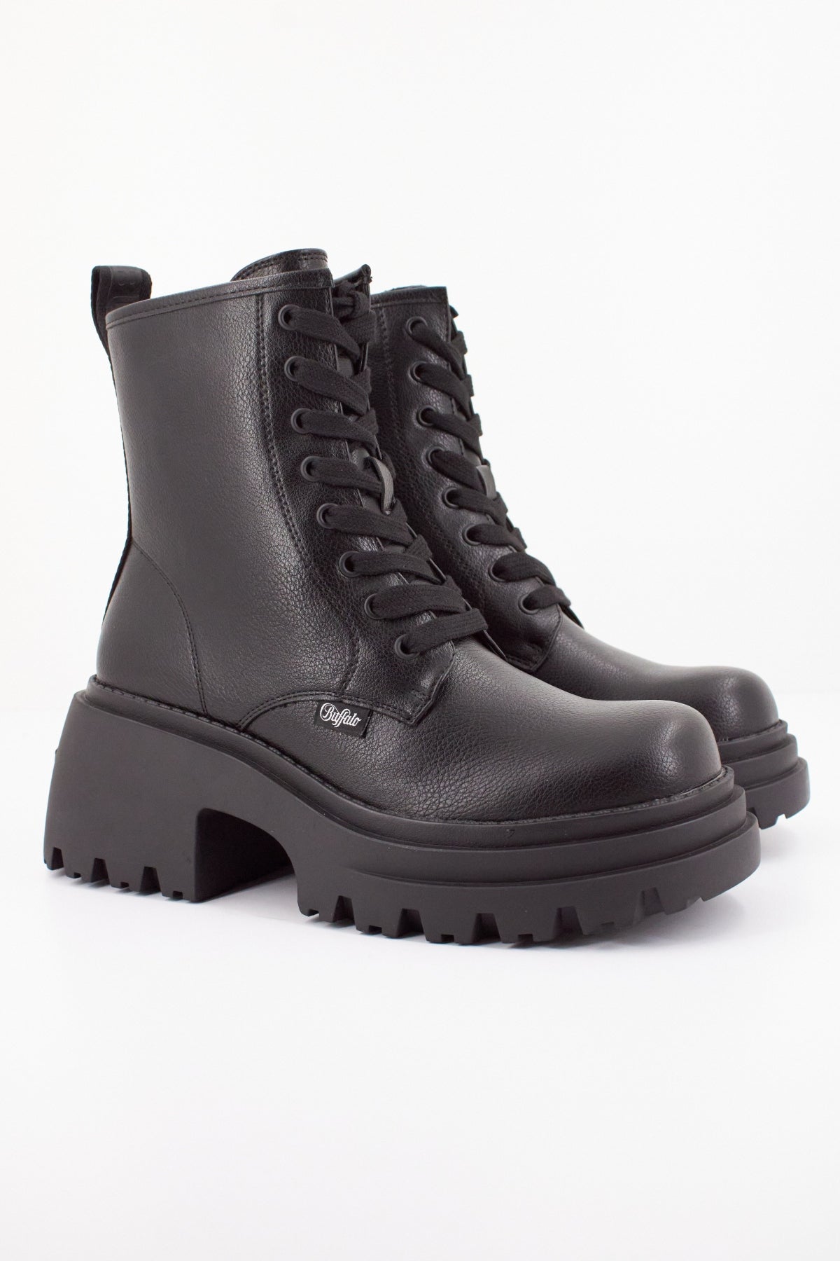 BUFFALO BRAVR LACE UP en color NEGRO  (2)