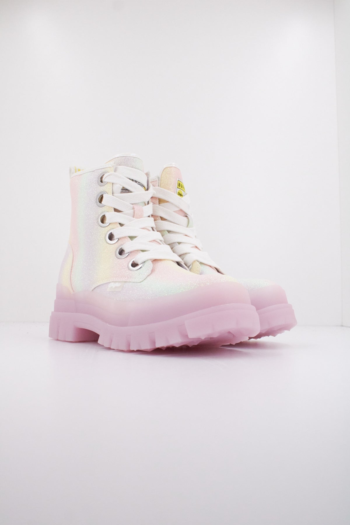 BUFFALO ASPHA LACE UP HI en color MULTICOLOR  (2)