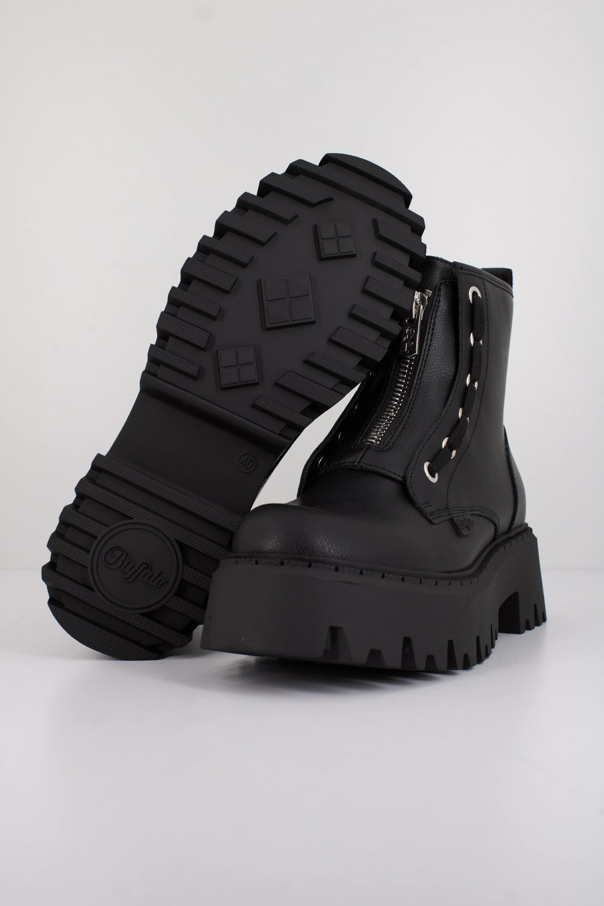 BUFFALO  ASPEN FRONT ZIP  en color NEGRO  (5)