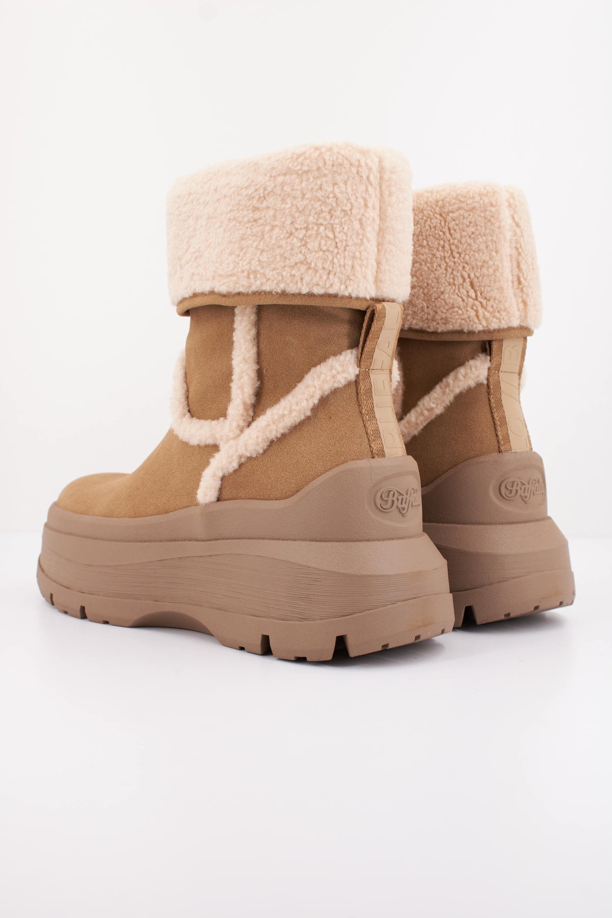 BUFFALO OLYMPIA FOLD BOOT WAR en color MARRON CLARO  (4)