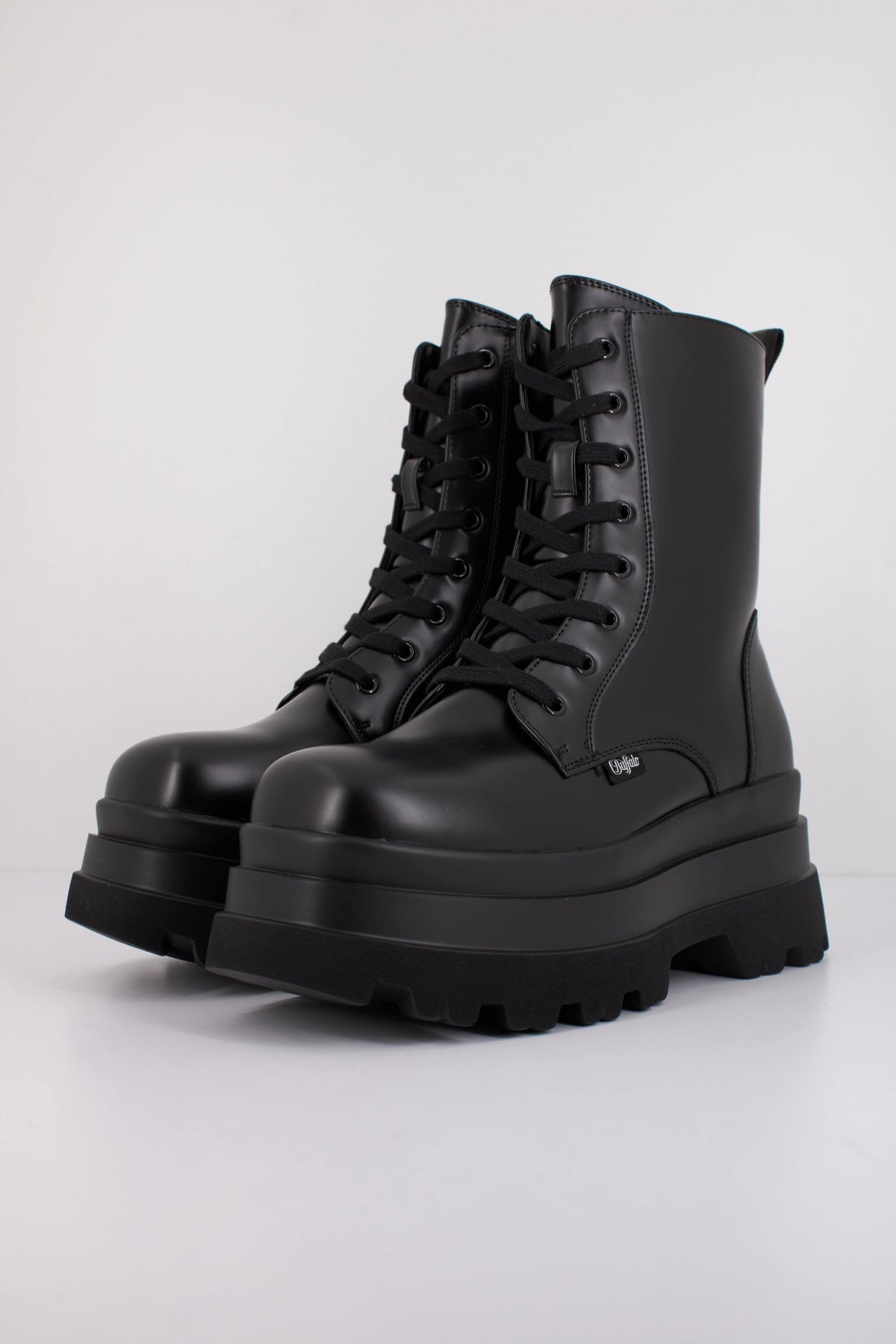 BUFFALO JUPITER LACE UP MID en color NEGRO  (2)