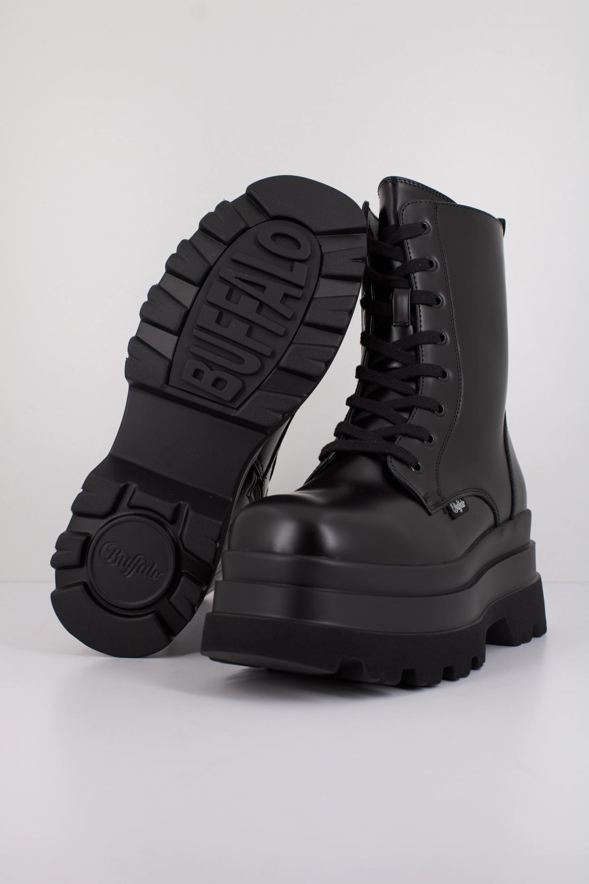BUFFALO JUPITER LACE UP MID en color NEGRO  (5)