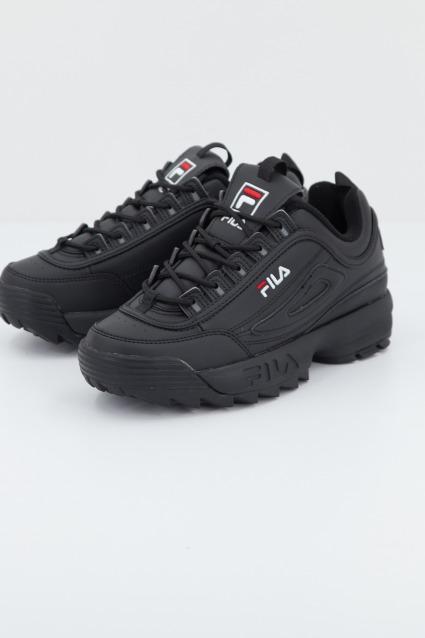 FILA DISRUPTOR LOW en color NEGRO  (1)