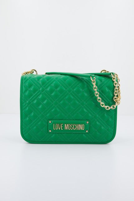LOVE MOSCHINO JCPPG BORSA QUILTED PU en color VERDE  (1)