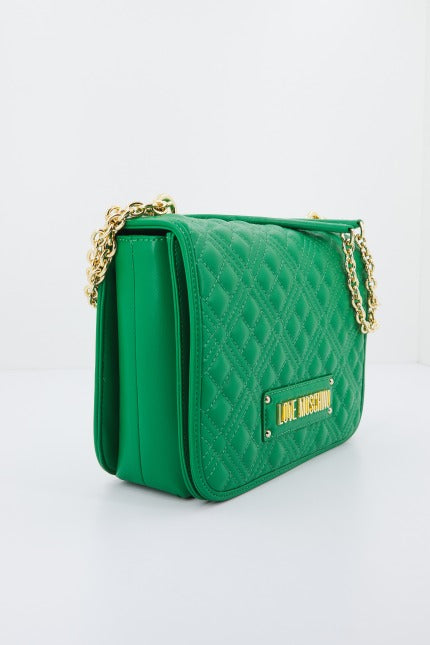 LOVE MOSCHINO JCPPG BORSA QUILTED PU en color VERDE  (2)
