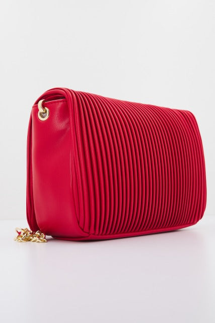 LOVE MOSCHINO  PLEATED PU en color ROJO  (2)