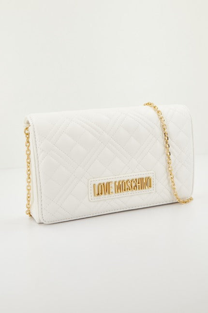 LOVE MOSCHINO JCPPG BORSA QUILTED en color BLANCO  (2)