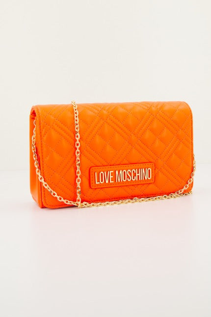 LOVE MOSCHINO JCPPG BORSA QUILTED en color NARANJA  (1)