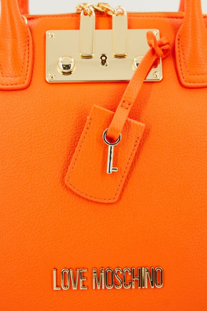 LOVE MOSCHINO JCPPG BORSA PU en color NARANJA  (4)