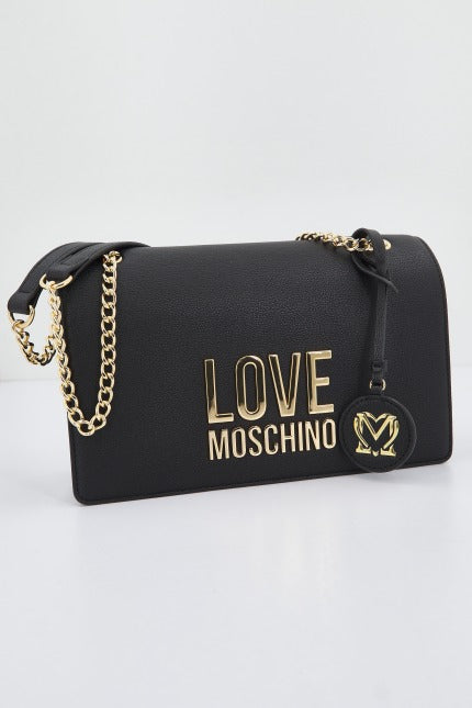 LOVE MOSCHINO JCPPG BORSA PU en color NEGRO  (1)
