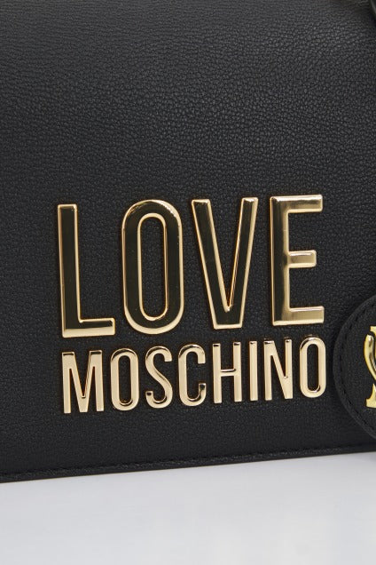 LOVE MOSCHINO JCPPG BORSA PU en color NEGRO  (4)