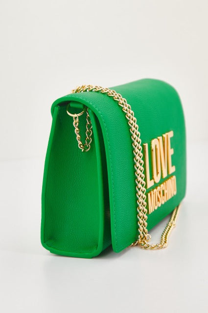 LOVE MOSCHINO JCPPG BORSA PU en color VERDE  (2)