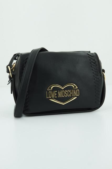 LOVE MOSCHINO JCPPG BORSA PU en color NEGRO  (1)
