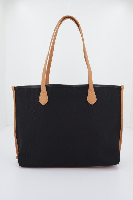 LOVE MOSCHINO JCPPG BORSA CANVAS en color NEGRO  (3)