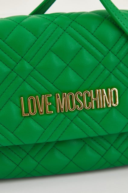 LOVE MOSCHINO JCPPG BORSA QUILTED en color VERDE  (4)