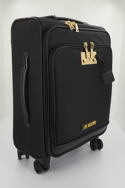 LOVE MOSCHINO VIAGGIO TROLLEY en color NEGRO  (2)