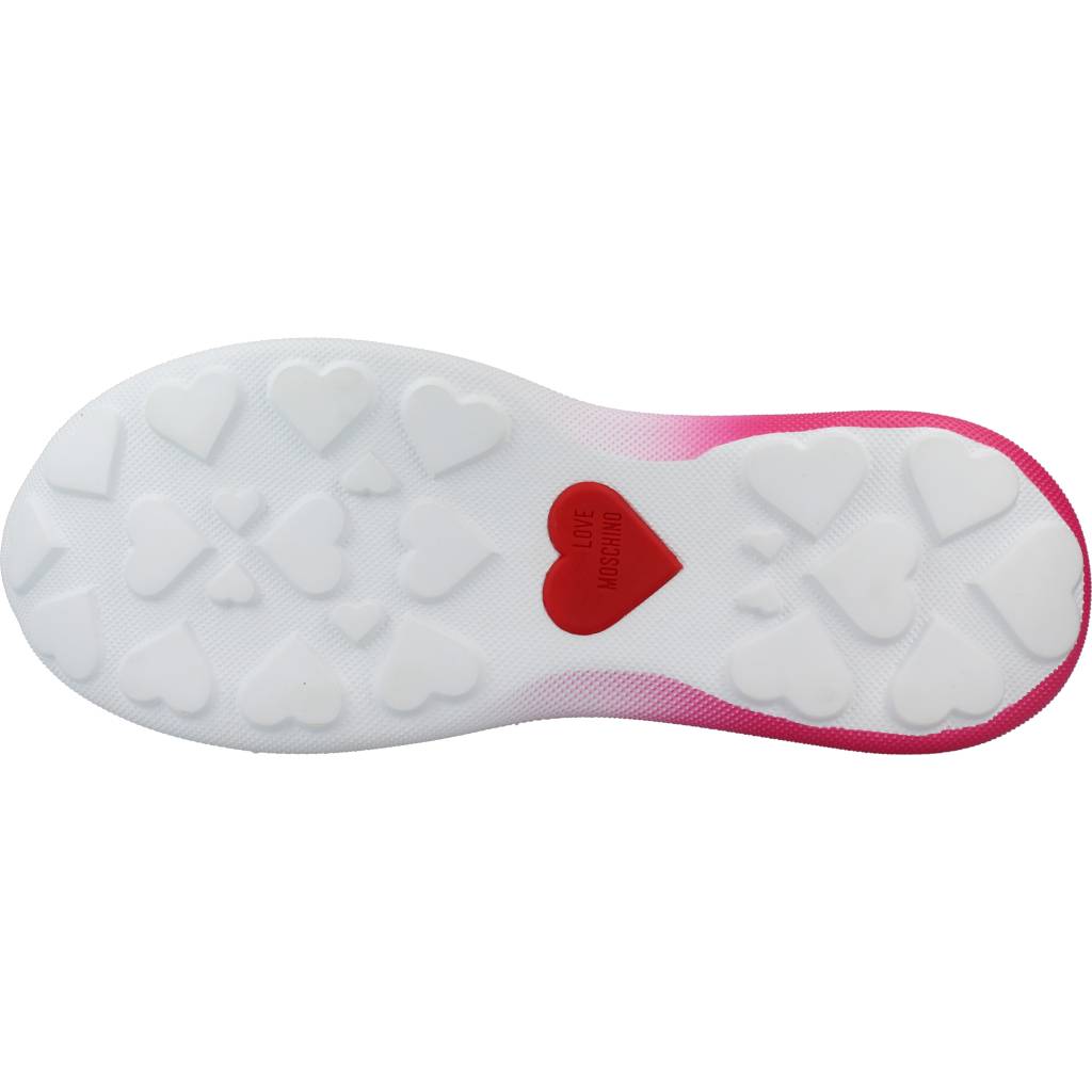 LOVE MOSCHINO SNEAKERD RUNNING en color ROSA  (6)