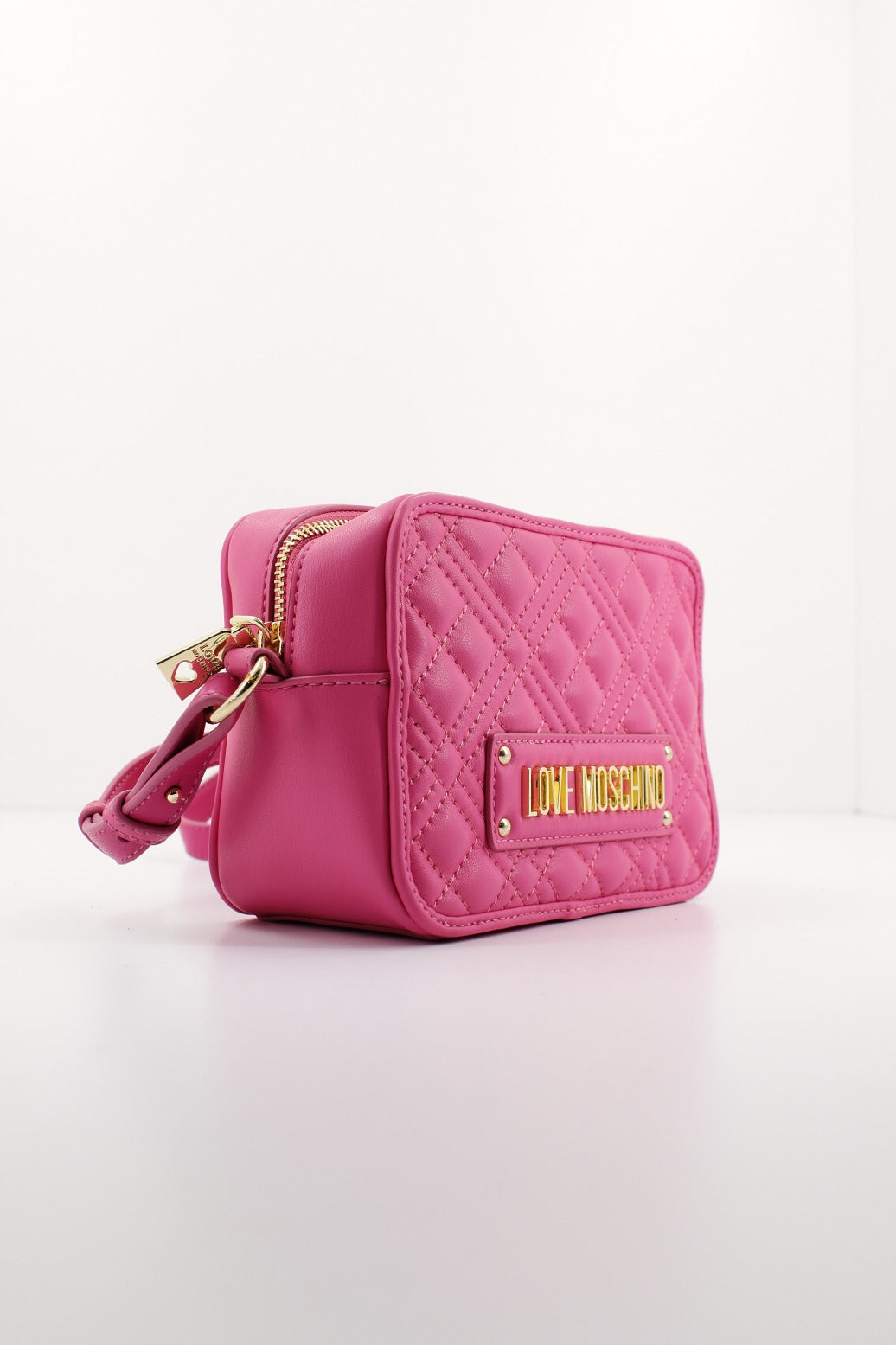 LOVE MOSCHINO BORSA QUILTED en color ROSA  (2)