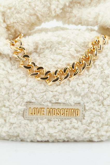 LOVE MOSCHINO BORSA SOFT en color BLANCO  (4)