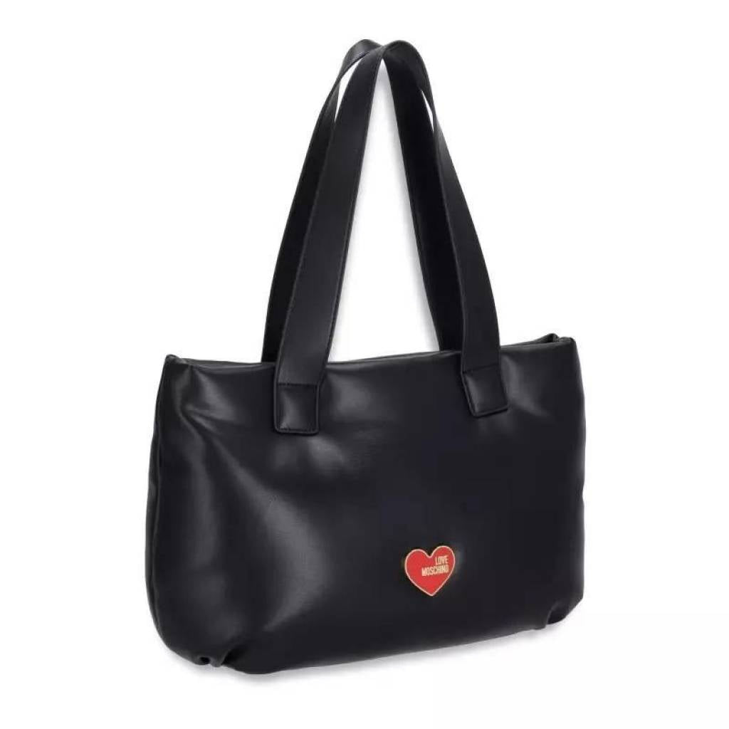 LOVE MOSCHINO BORSA PU en color NEGRO  (3)
