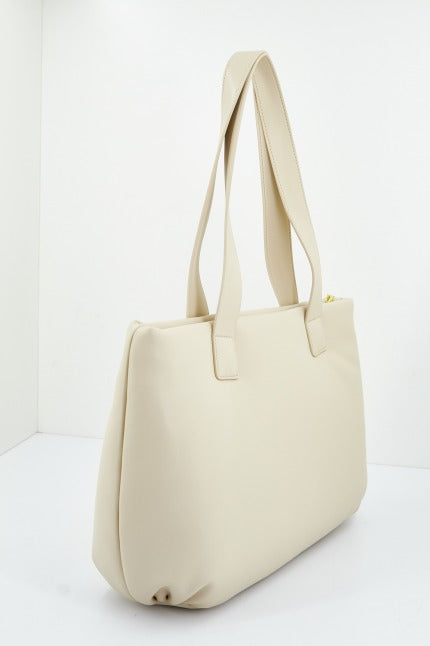LOVE MOSCHINO  BORSA PU en color BLANCO  (2)