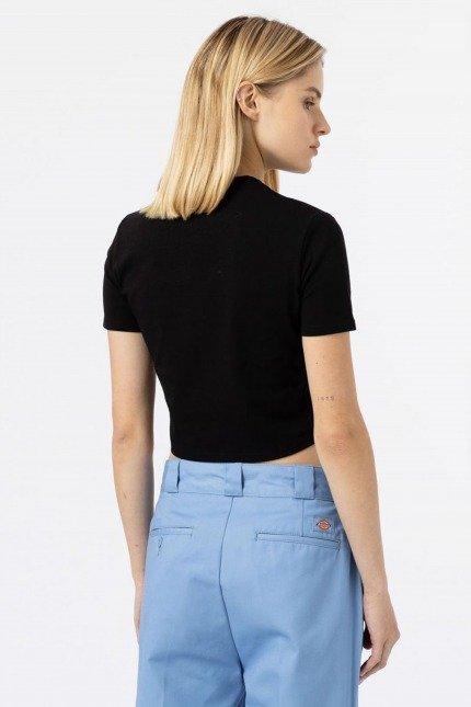DICKIES MAPLE VALLEY TEE BLACK en color NEGRO  (2)