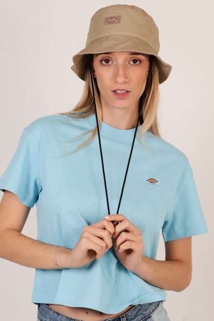 DICKIES OAKPORT BOXY TEE SS W en color AZUL  (1)