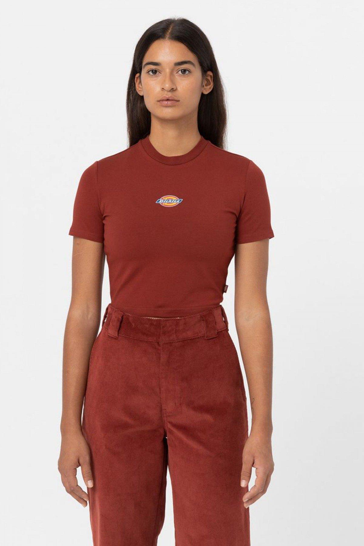 DICKIES  MAPLE VALLEY TEE en color BURDEOS  (1)
