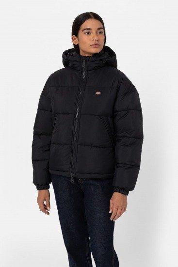 DICKIES ALATNA OVERSIZED PUFFER en color NEGRO  (1)